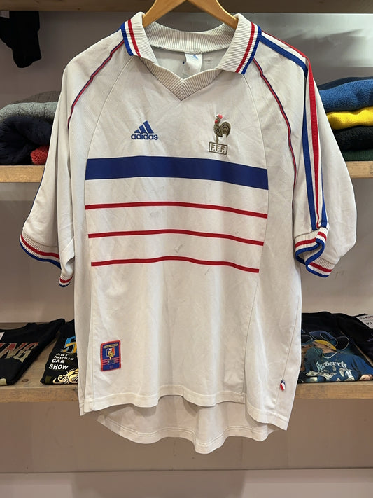 1998-2000 France Adidas Away Football Shirt - XL