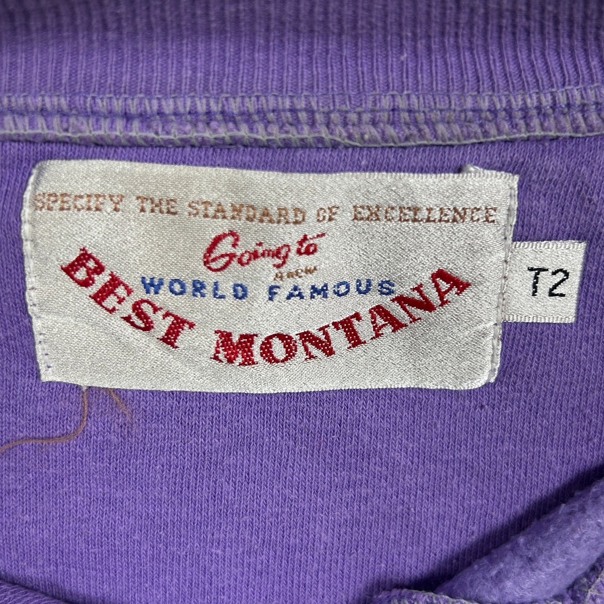 M - Vintage 1990's Best Montana Graphic Henley Sweatshirt
