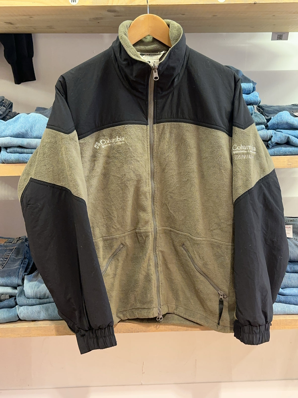 S - Columbia Quarterzip Titanium Fleece