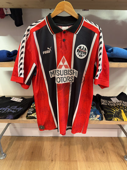 L - 1996-1998 Eintracht Frankfurt Puma Home Football Shirt