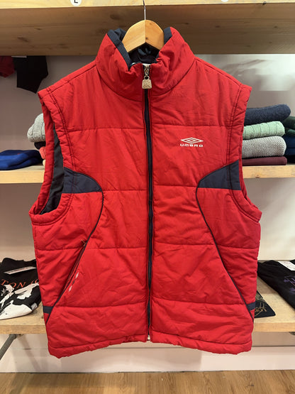 Vintage 2000's Umbro Puffer Vest - XL