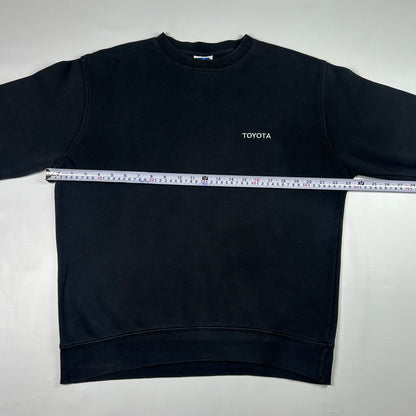 M - 1990's Toyota Logo Black Crewneck Sweatshirt