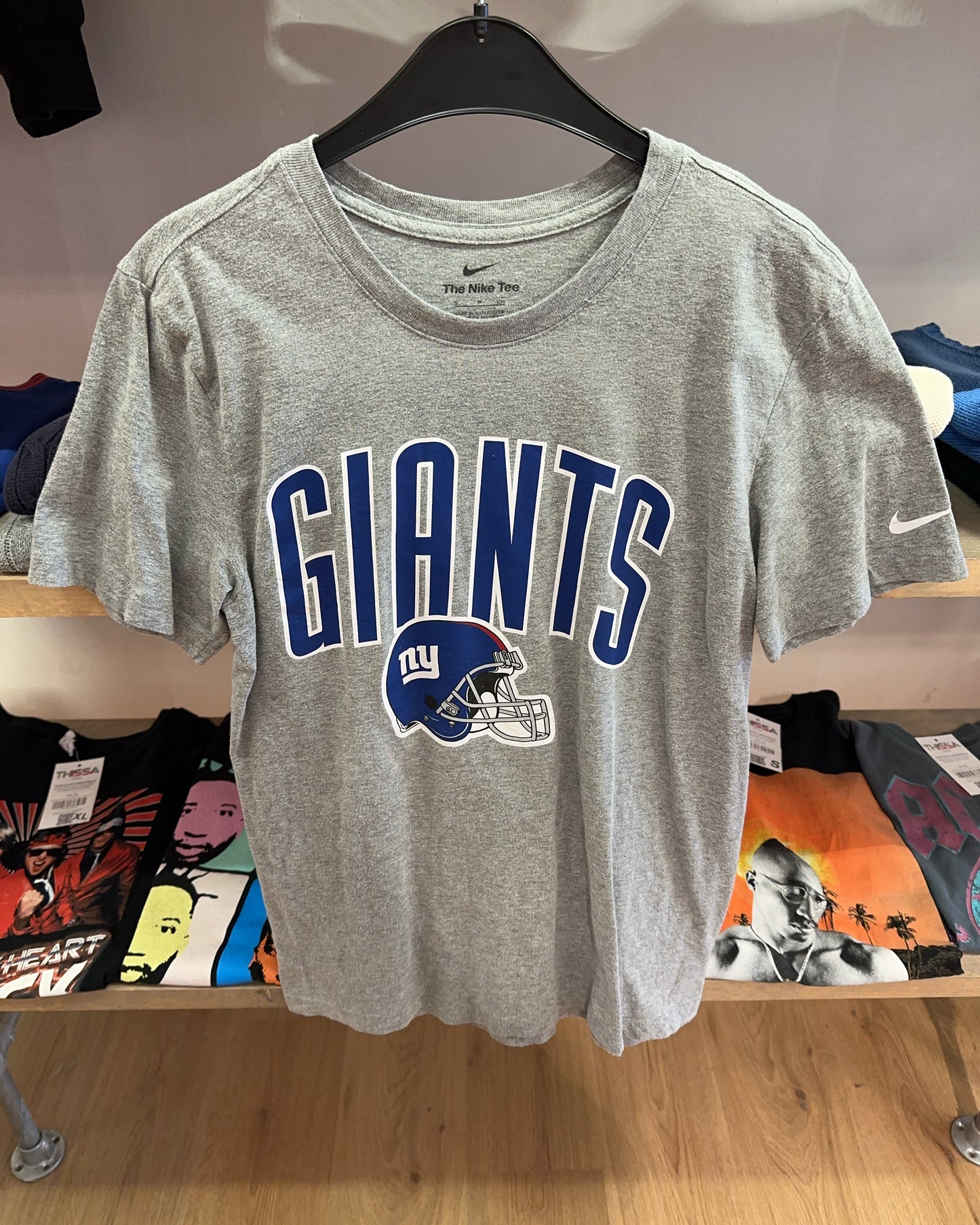 S - Nike New York Giants Grey Graphic T-Shirt