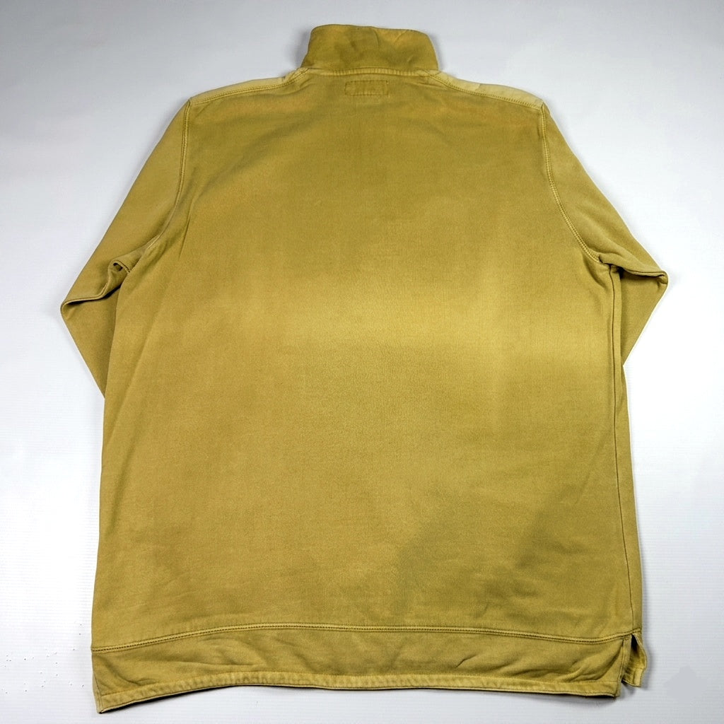 XXL - 1990's Marboro Classics Yellow Quarter-Zip Pullover Sweatshirt