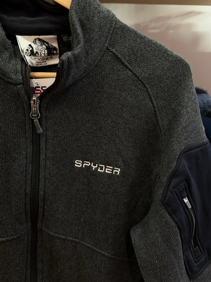 Spyder Full-Zip Knit Performance Jacket - M