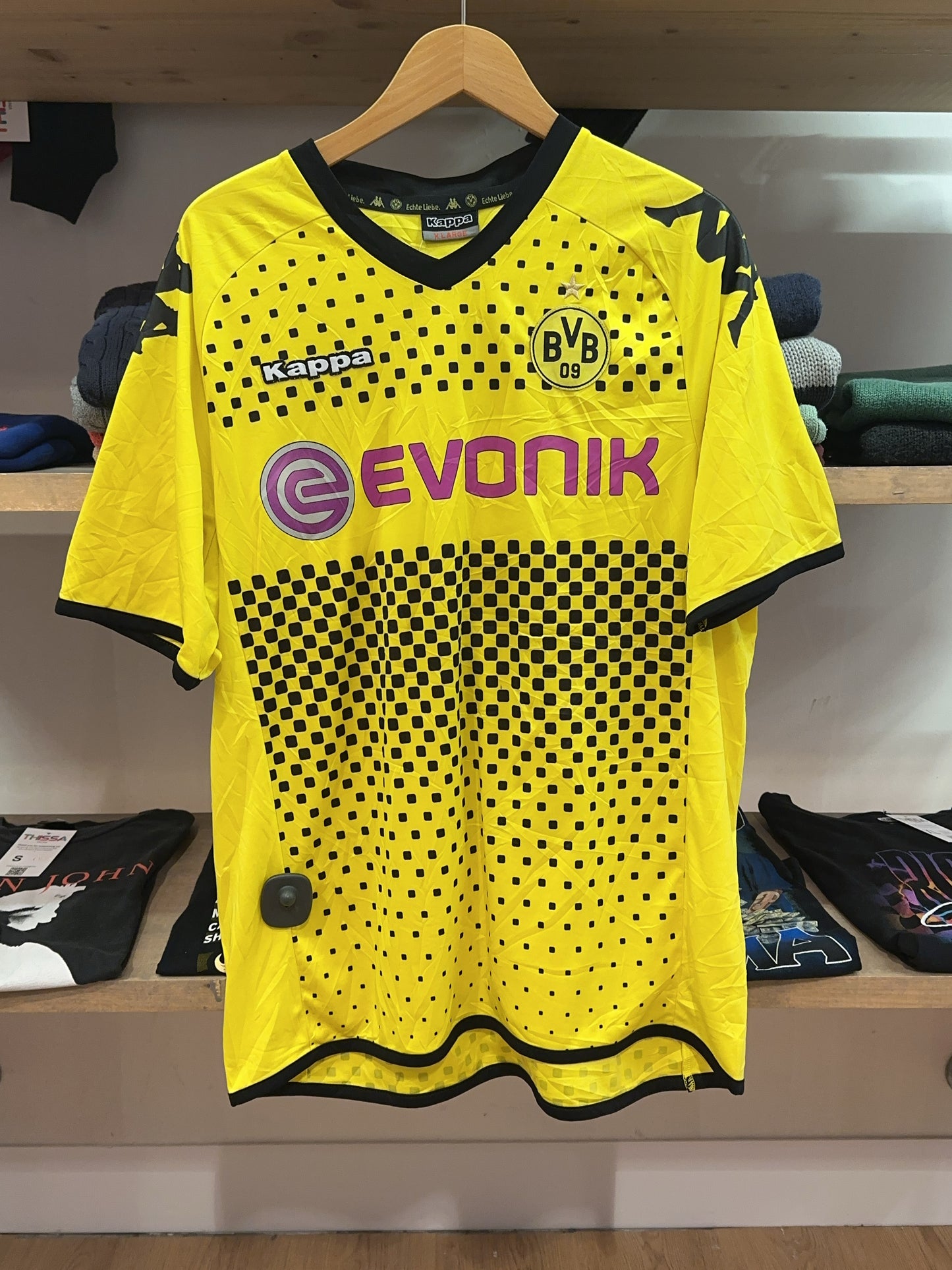 2011-2012 Borussia Dortmund Mario Götze #11 Kappa Home Football Shirt - XL