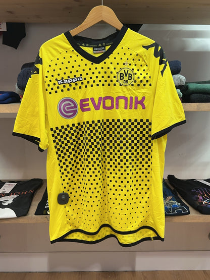 2011-2012 Borussia Dortmund Mario Götze #11 Kappa Home Football Shirt - XL