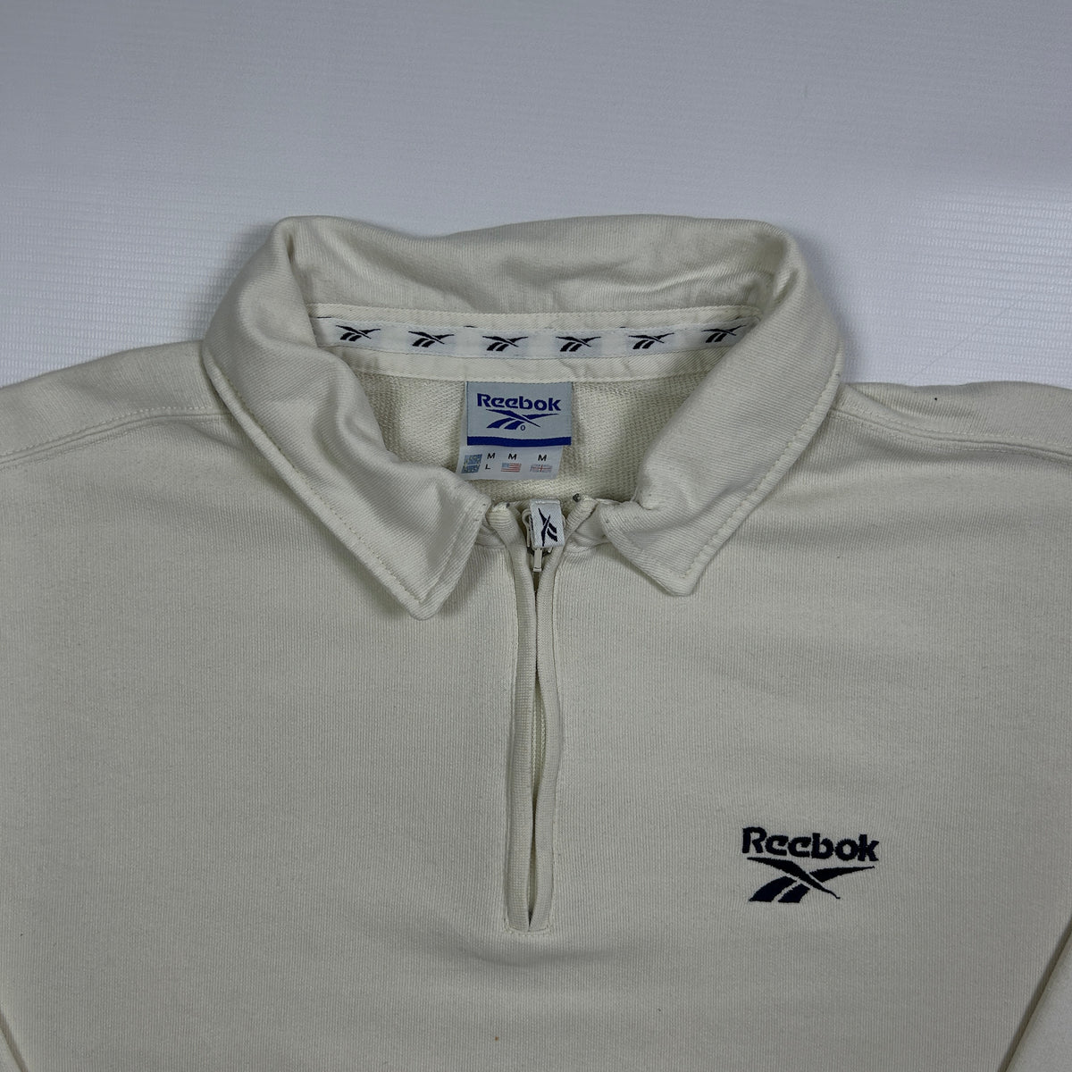 L - Vintage 1990's Reebok Quarterzip