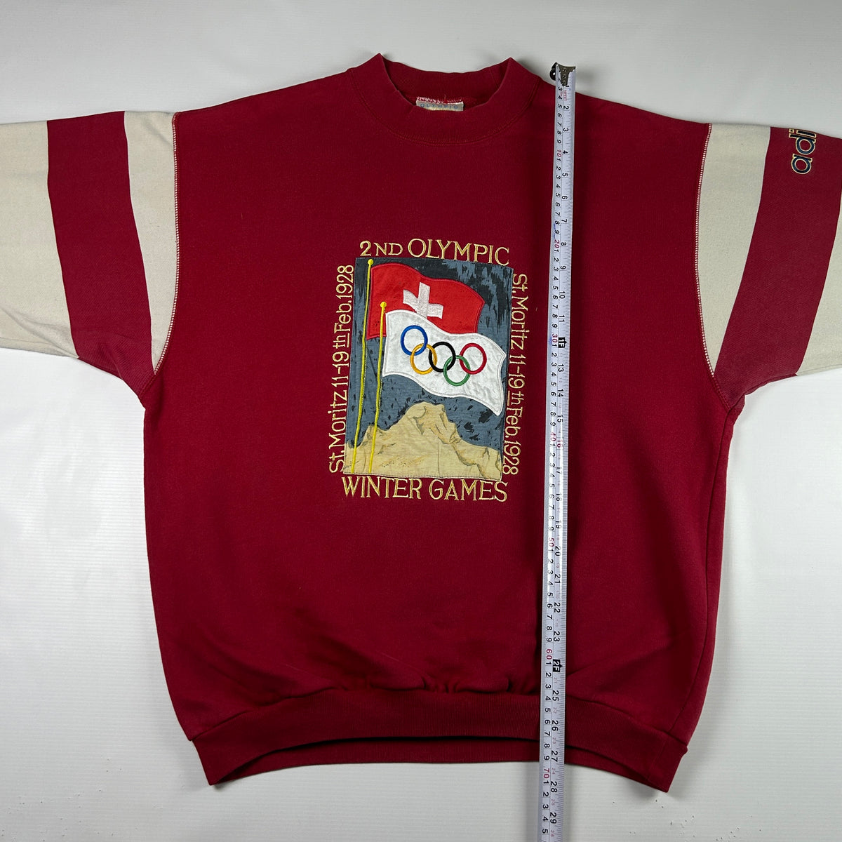 M - 1928 Adidas St. Moritz Olympic Winter Games Sweatshirt