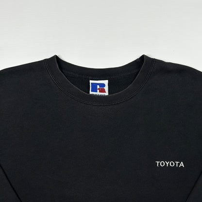 XL - Russell Toyota 1990's Black Crewneck Sweatshirt XL