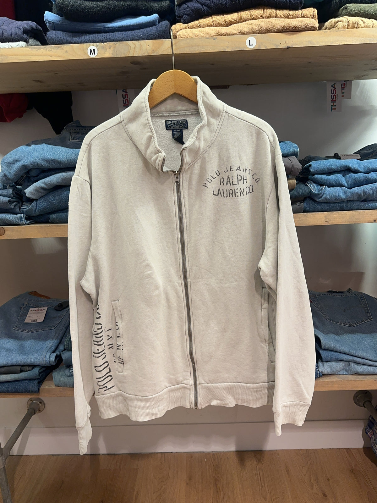 XL - 1990's Ralph Lauren Polo Jeans Full-zip