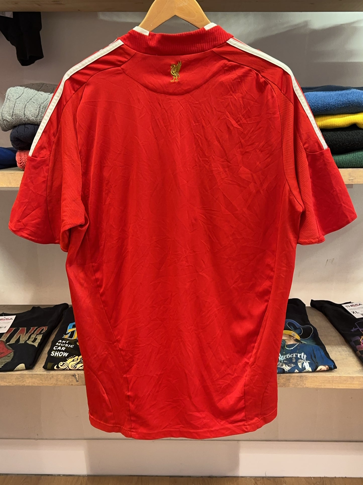 2008-2010 Liverpool FC Adidas Home Football Shirt - XL