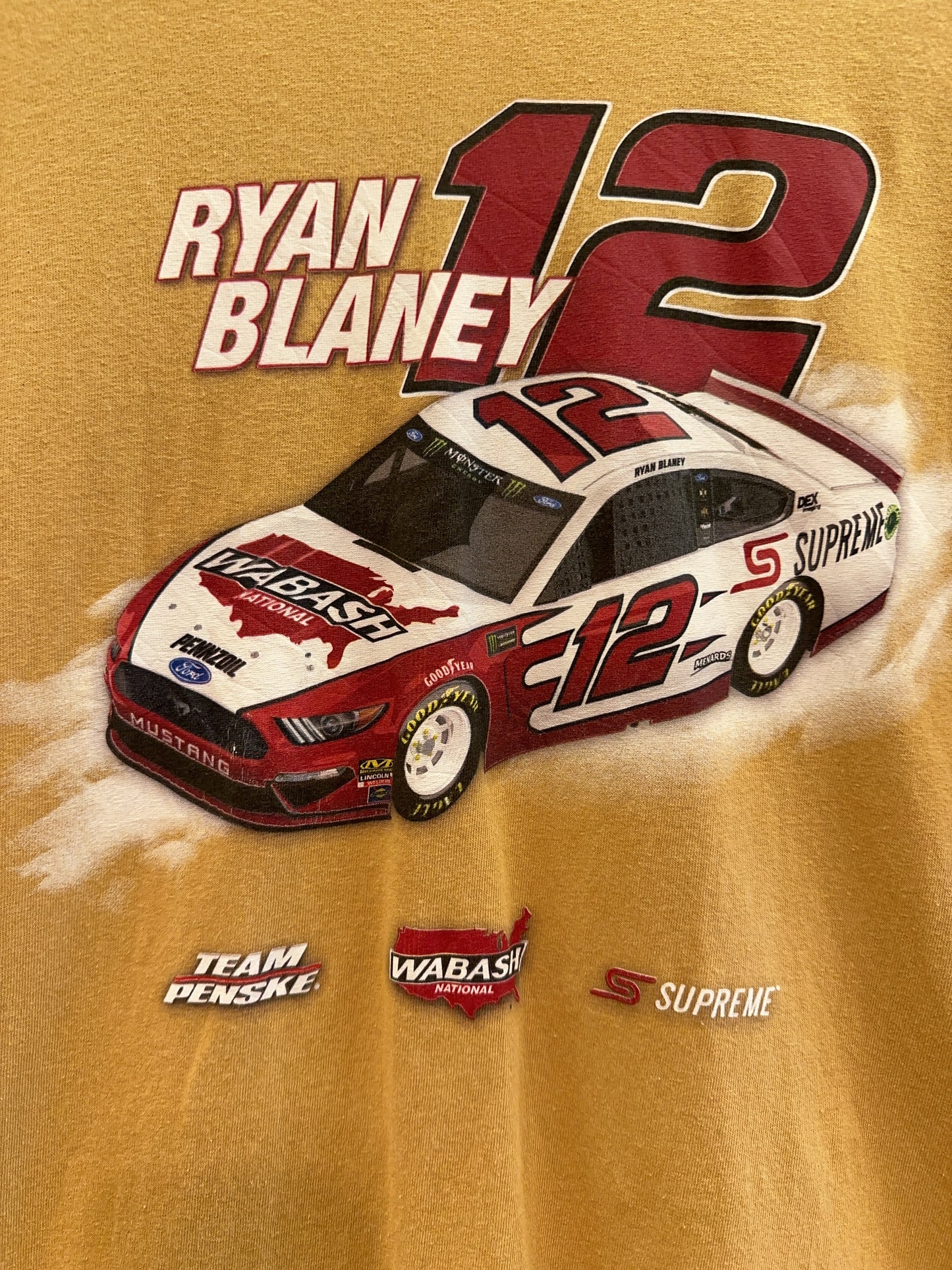 Ryan Blaney #12 NASCAR Graphic T-Shirt