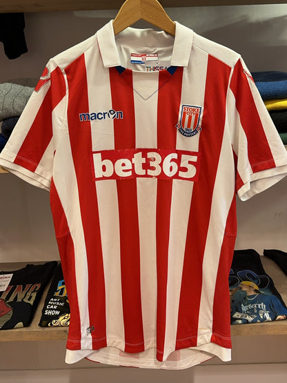 2016-2017 Stoke City Macron Home Football Shirt - XL