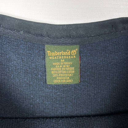 M - Timberland 2000's Weathergear Black Crewneck Sweatshirt