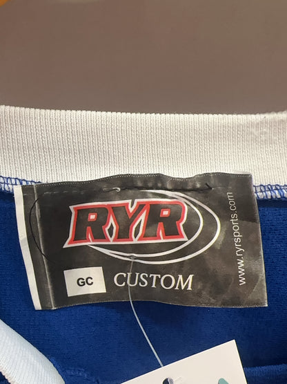 XL - Custom Blue Hockey Jersey Toronto Maple Leafs inspired