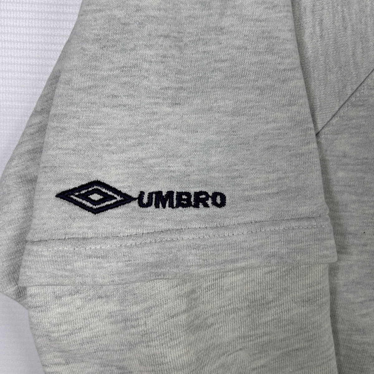 L - 1990's Umbro Grey Long Sleeve Pro Training Sweatshirt