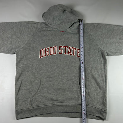 M - 1990's Nike Ohio State Buckeyes Gray Pullover Hoodie