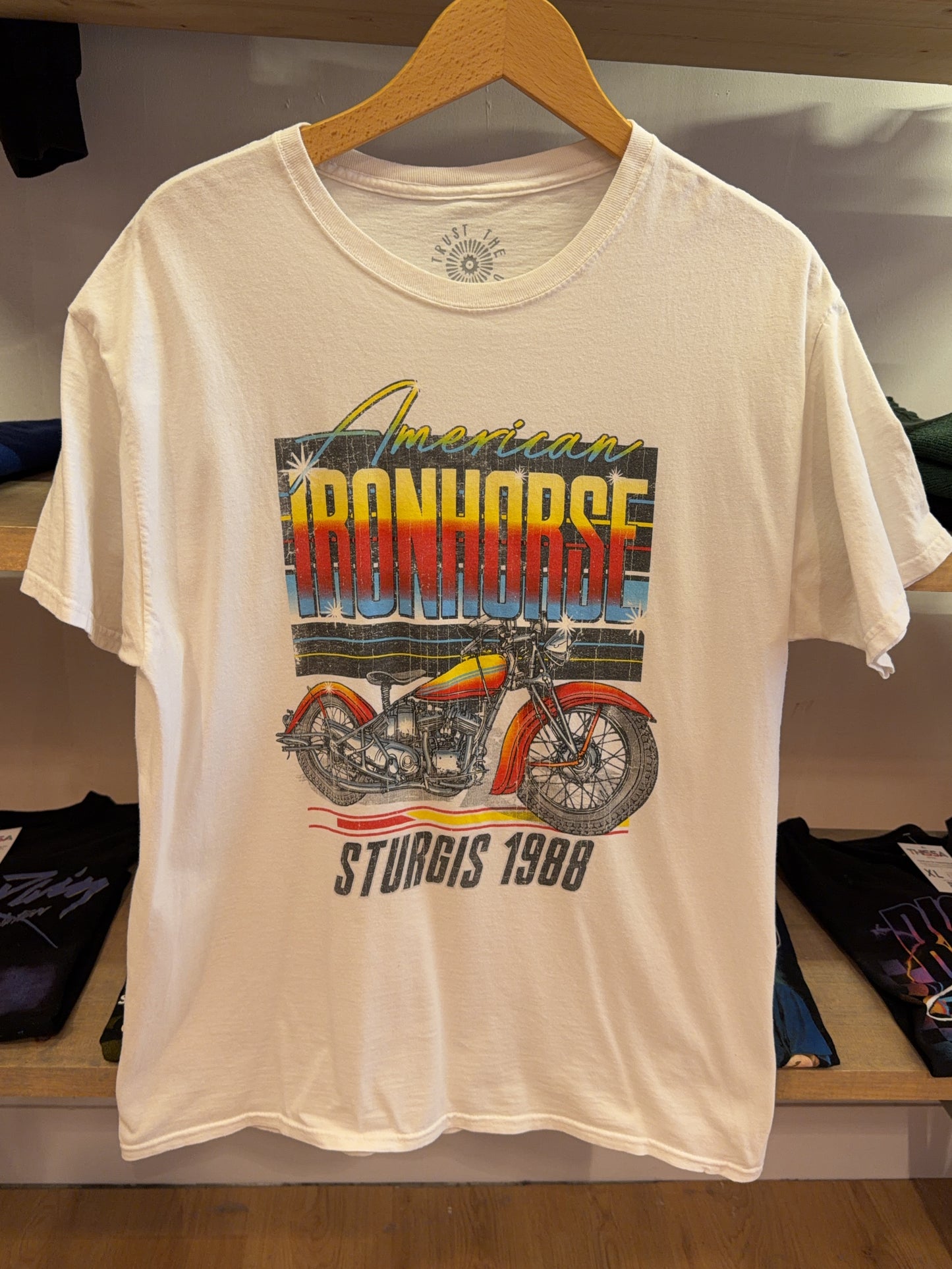 L - American Ironhorse Sturgis 1988 Graphic T-Shirt