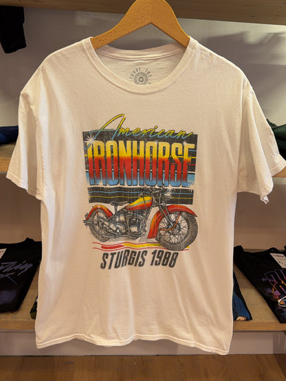 L - American Ironhorse Sturgis 1988 Graphic T-Shirt