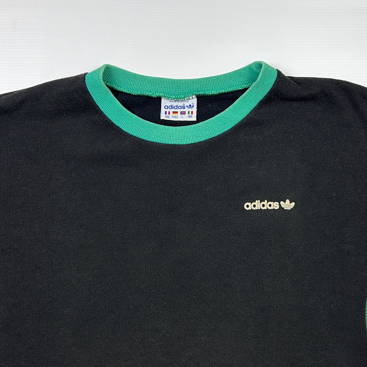 L - Vintage 1980's Adidas sleeveless crewneck Sweatshirt