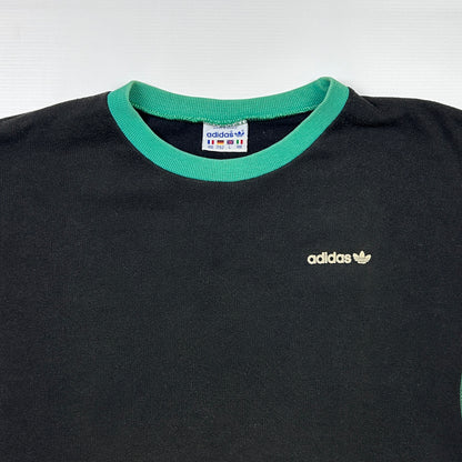 L - Vintage 1980's Adidas sleeveless crewneck Sweatshirt