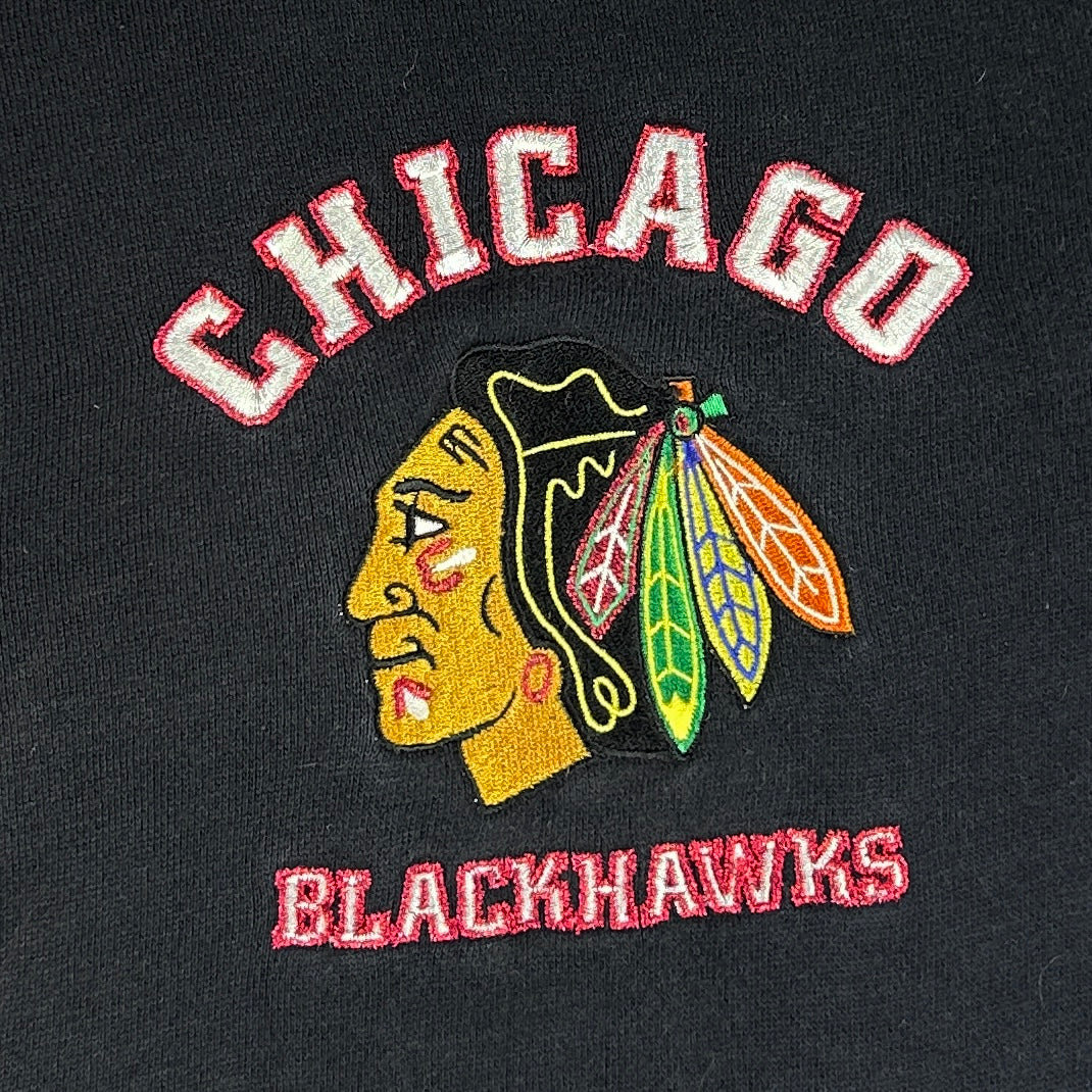 L - 1990's Chicago Blackhawks NHL Varsity Jacket