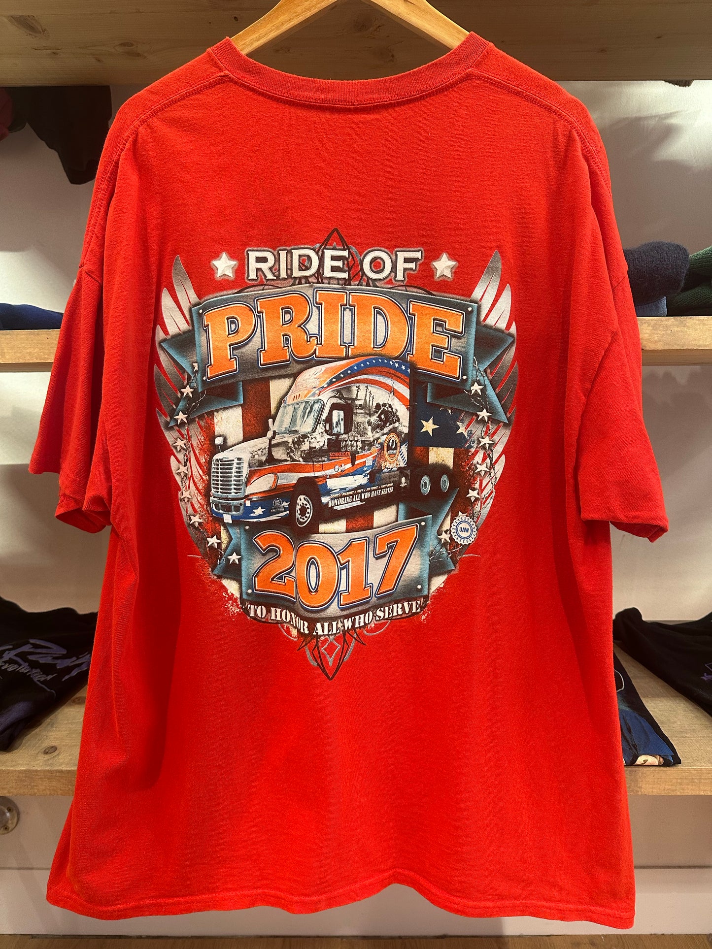 XL - Ride of Pride 2017 Red Graphic T-Shirt