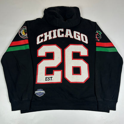 L - Vintage 2000's Chicago Blackhawks #26 Majestic NHL Hoodie Sweatshirt