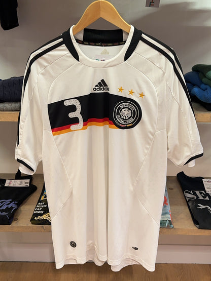 L - 2008-2009 Germany Adidas Home Football Shirt 3
