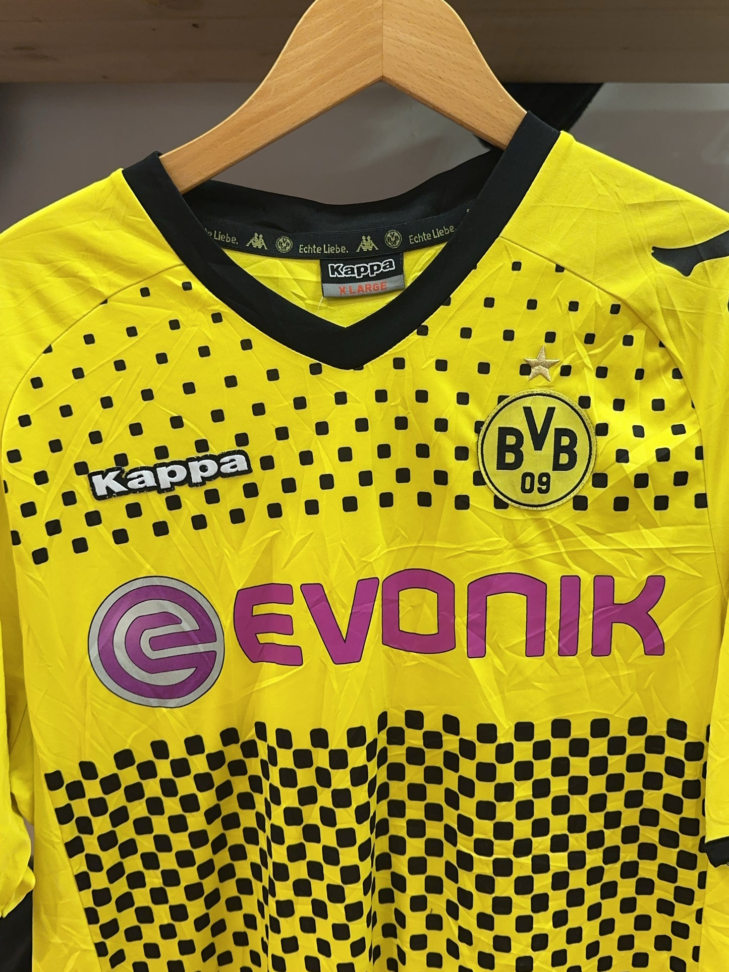 2011-2012 Borussia Dortmund Mario Götze #11 Kappa Home Football Shirt - XL