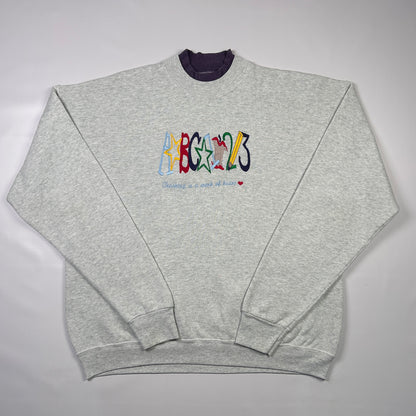 XL - Vintage 1990's 123 Sweatshirt