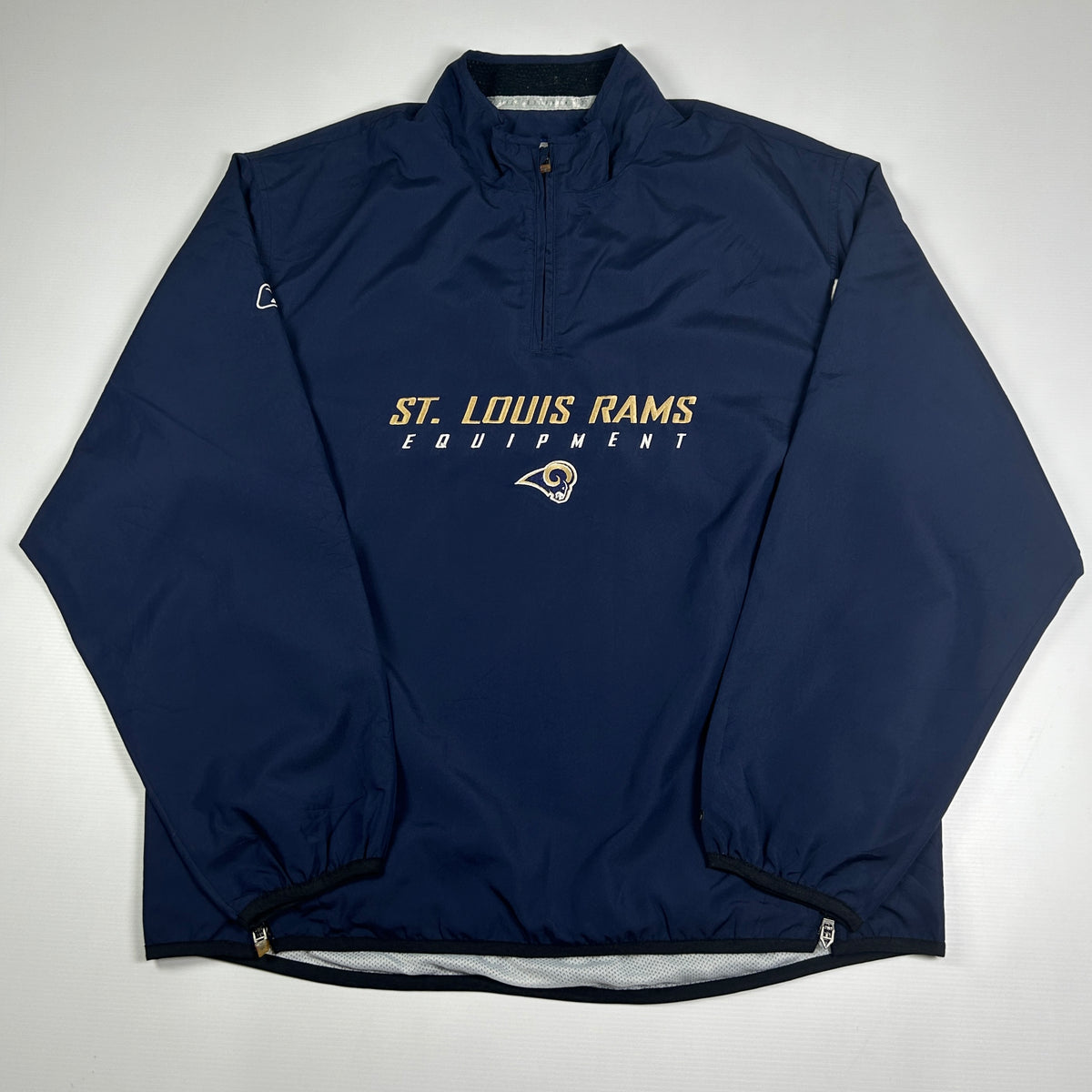 M - Vintage 2000's St. Louis Rams NFL Equipment Pullover Jacket