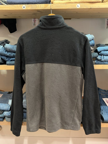 M - Columbia Fleece Black Gray