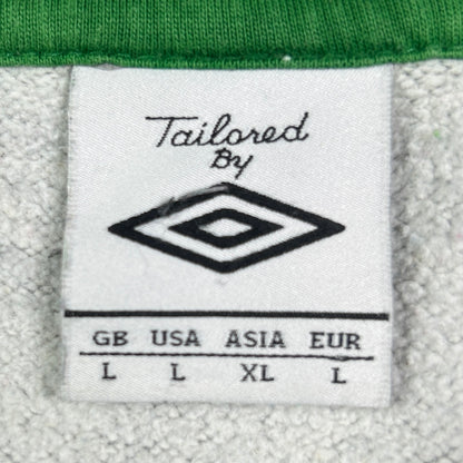 L - 2011–2012 Umbro New York Cosmos Grey Pullover Hoodie