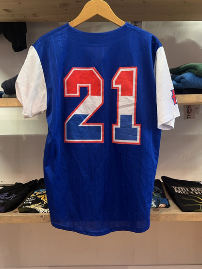 L - Puerto Rico #21 Baseball Jersey