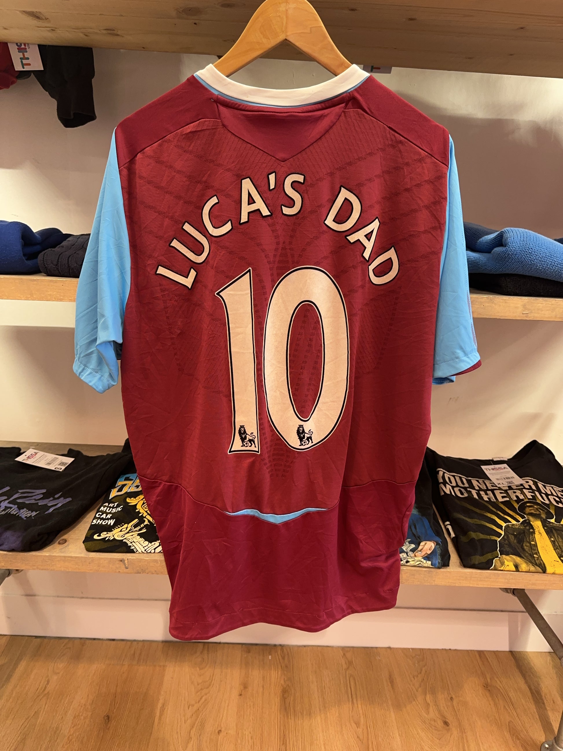 XL - 2008-2009 West Ham United Umbro Home Football Shirt 10