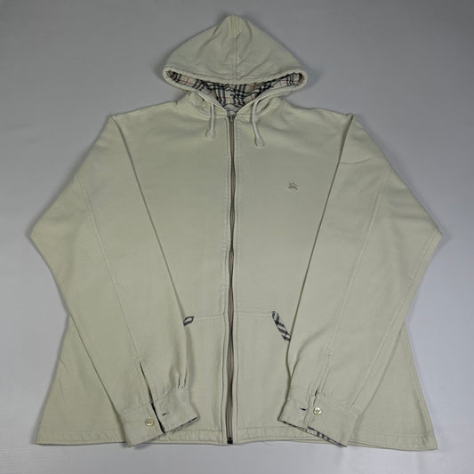 M - 1980's Burberry Full-zip Hoodie