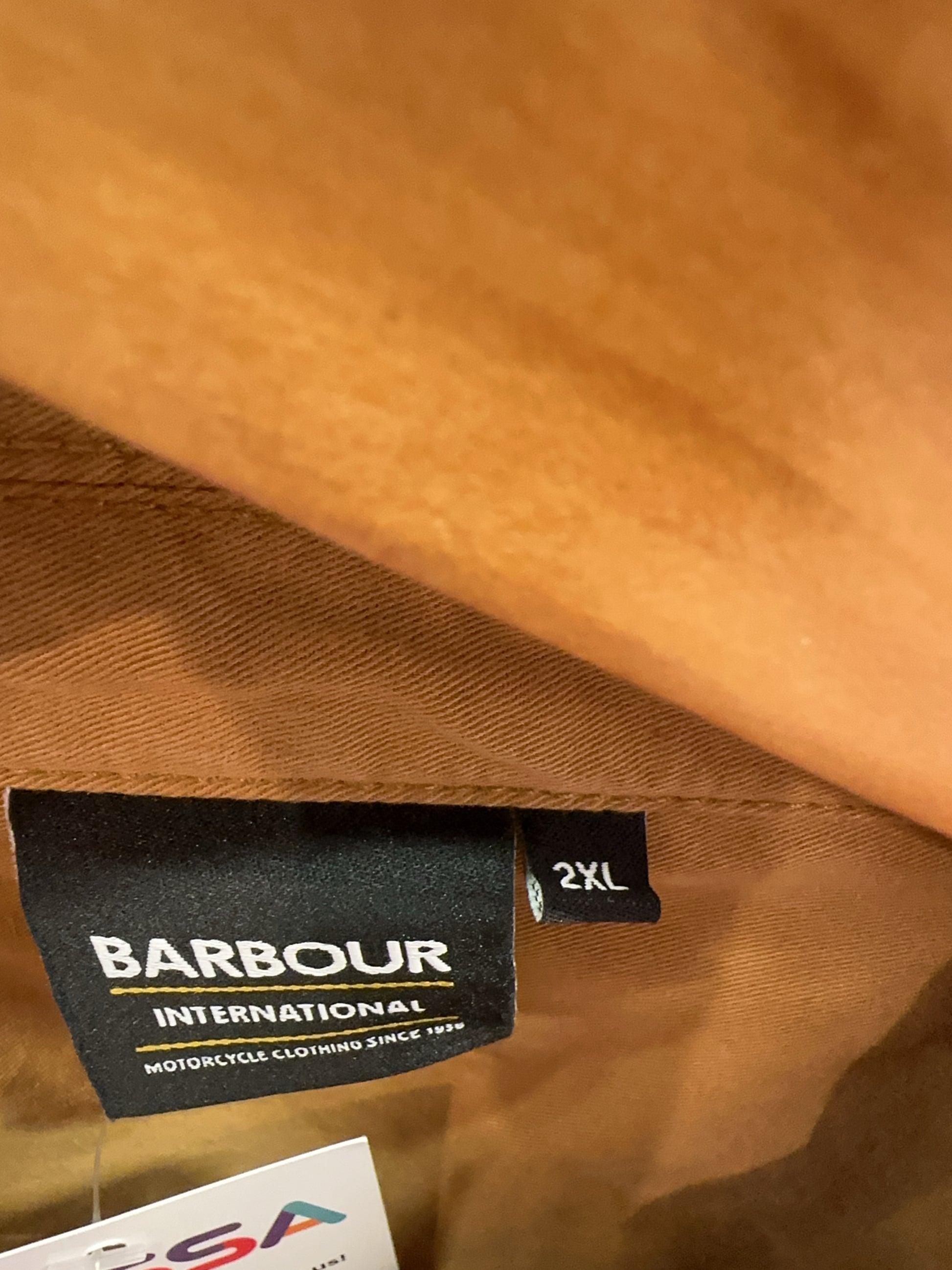 XXL - Barbour International Tan Overshirt Jacket