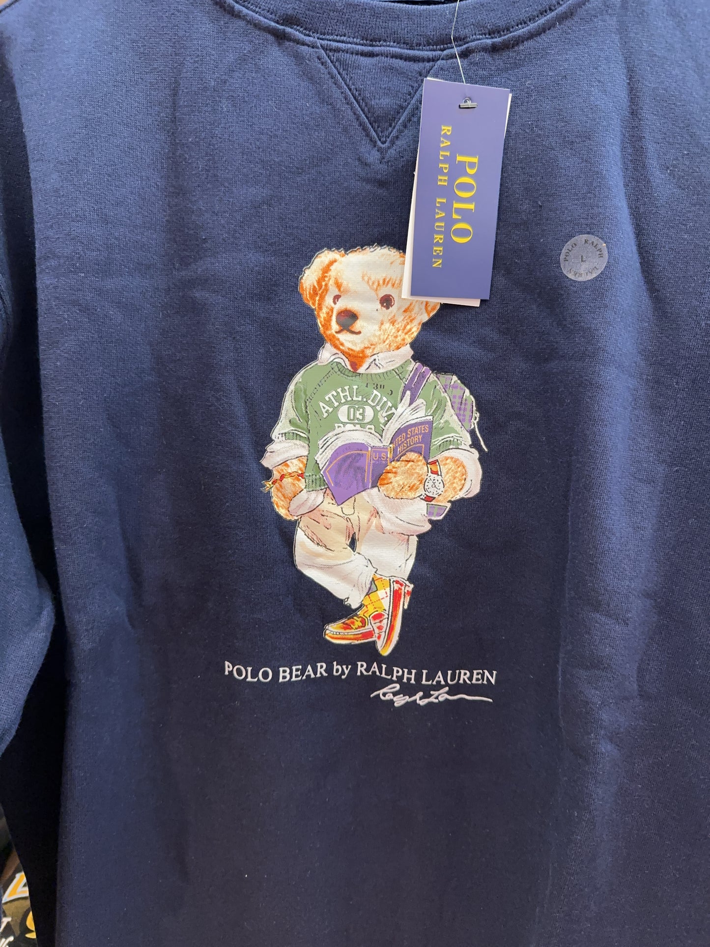 L - Polo Bear Ralph Lauren Sweatshirt