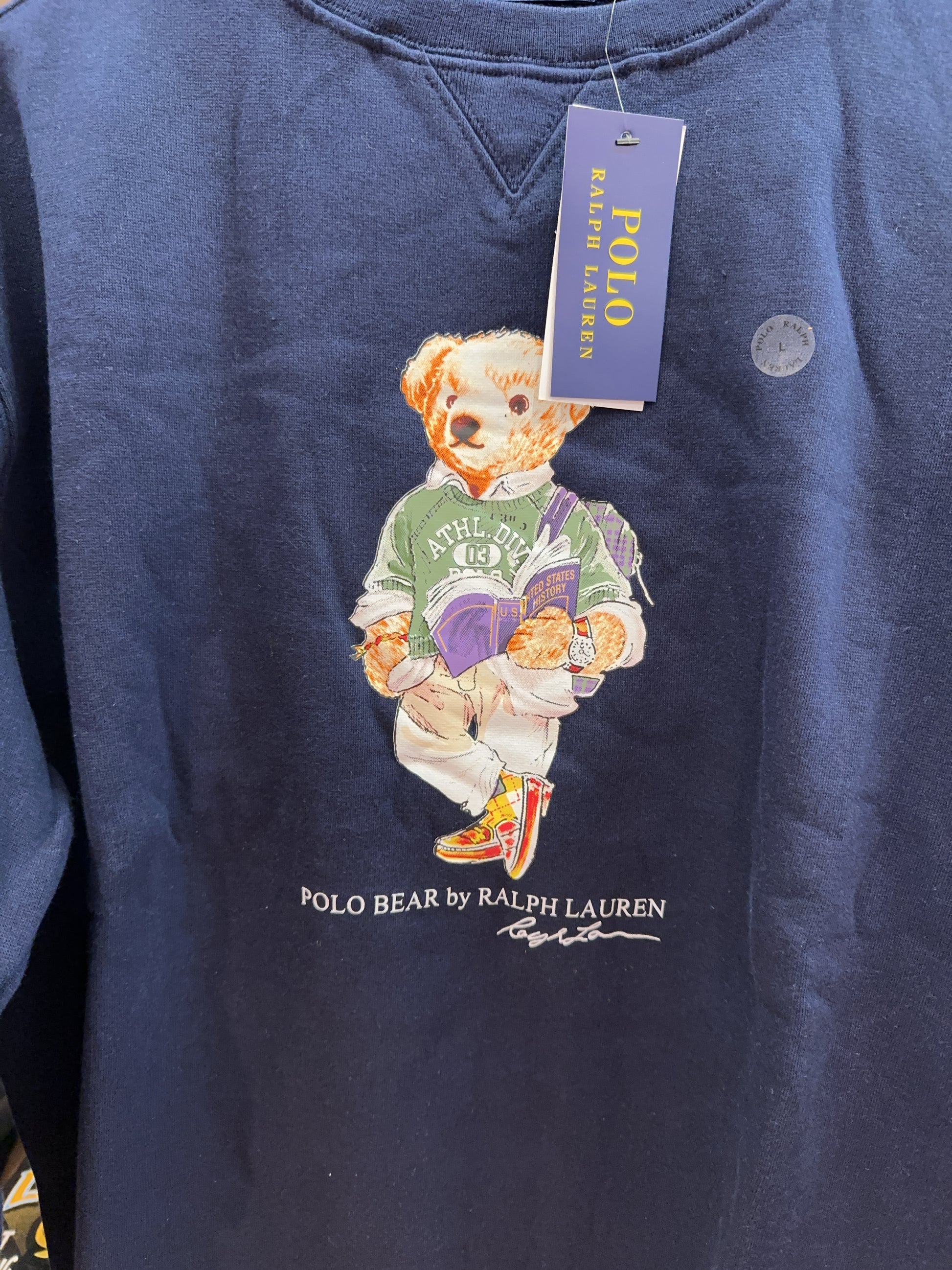 L - Polo Bear Ralph Lauren Sweatshirt