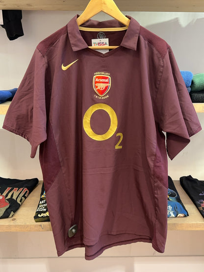 XL - 2005-2006 Arsenal Nike Away Football Shirt