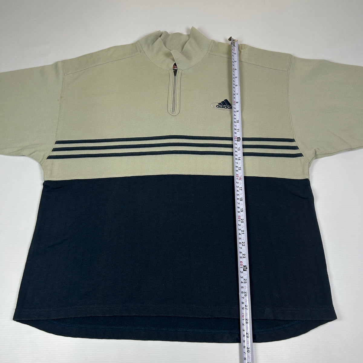 XL - Vintage 1990's Adidas Quarterzip