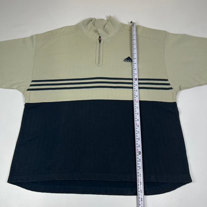 XL - Vintage 1990's Adidas Quarterzip
