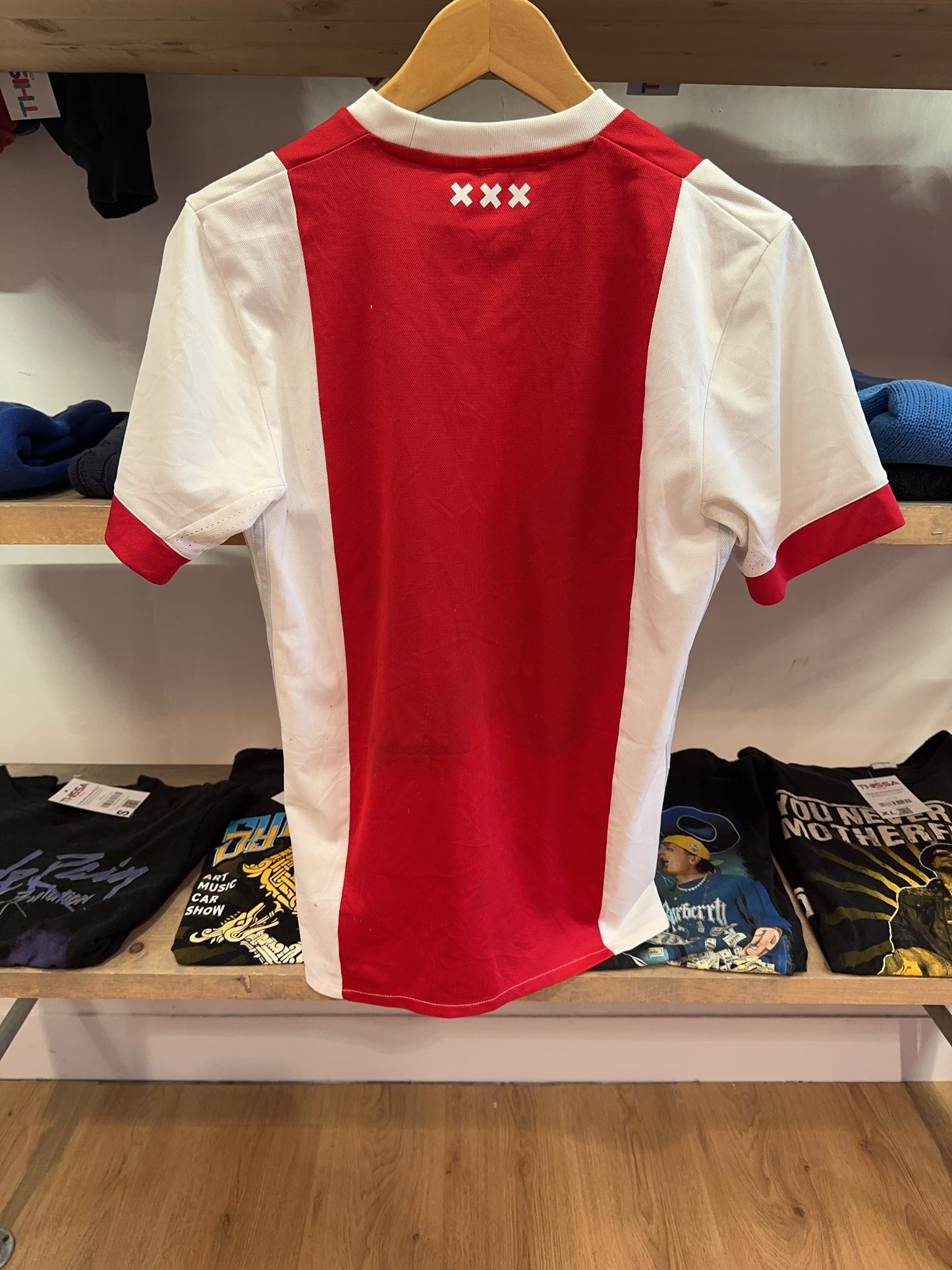 S - 2017-2018 Ajax Amsterdam Adidas Home Football Shirt