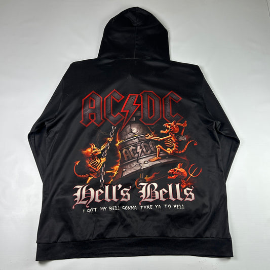 XL - 2010's AC/DC Hell's Bells Graphic Hoodie