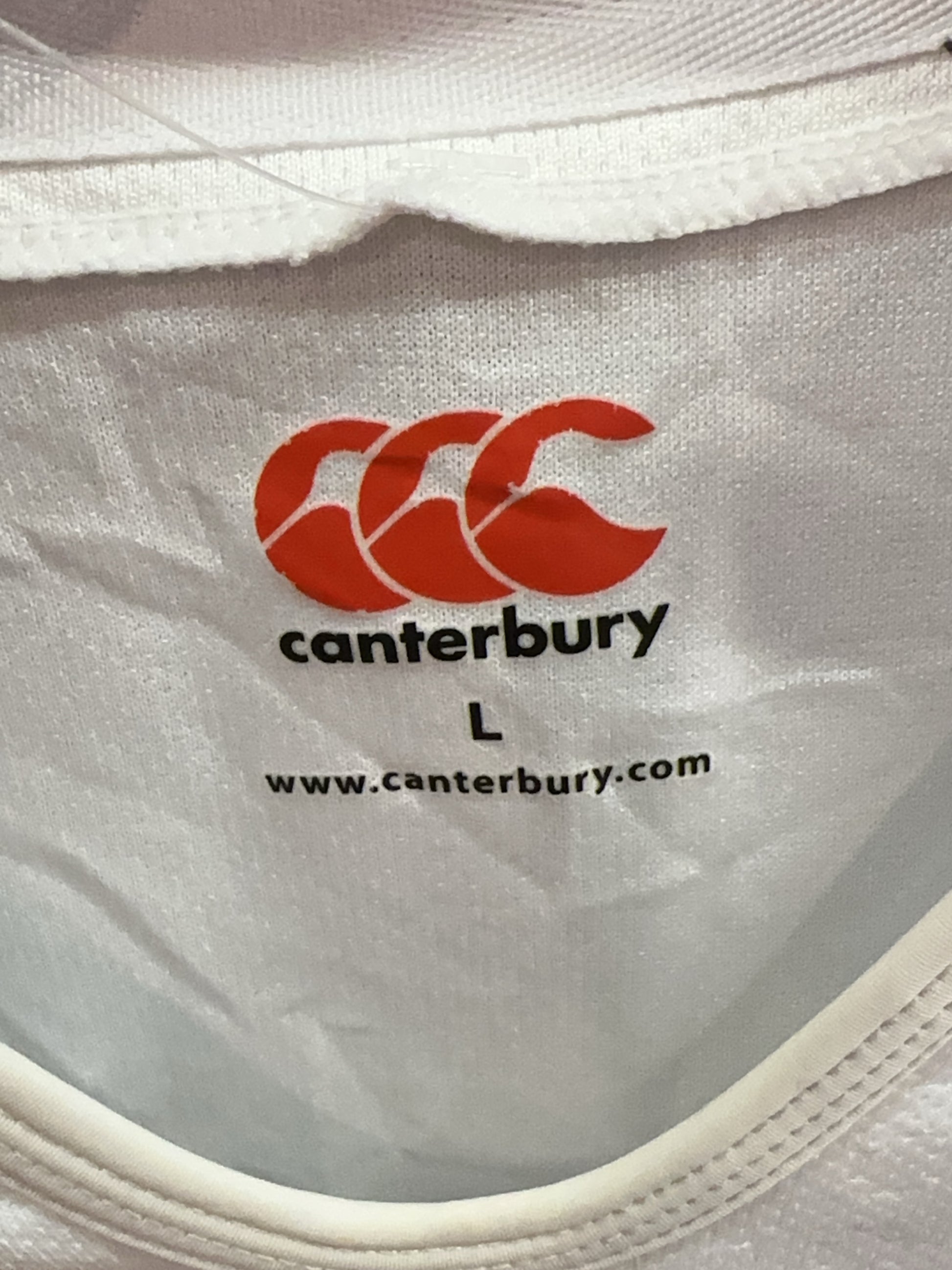2014-15 England Rugby Canterbury Home Shirt - L