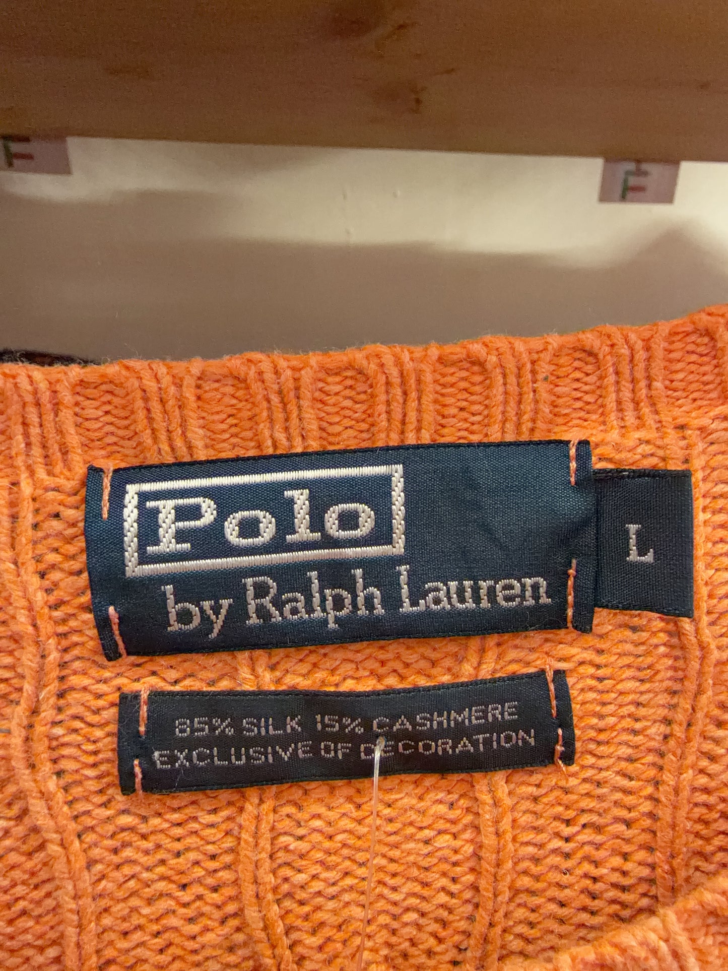 Vintage Ralph Lauren Cable Knit (L)