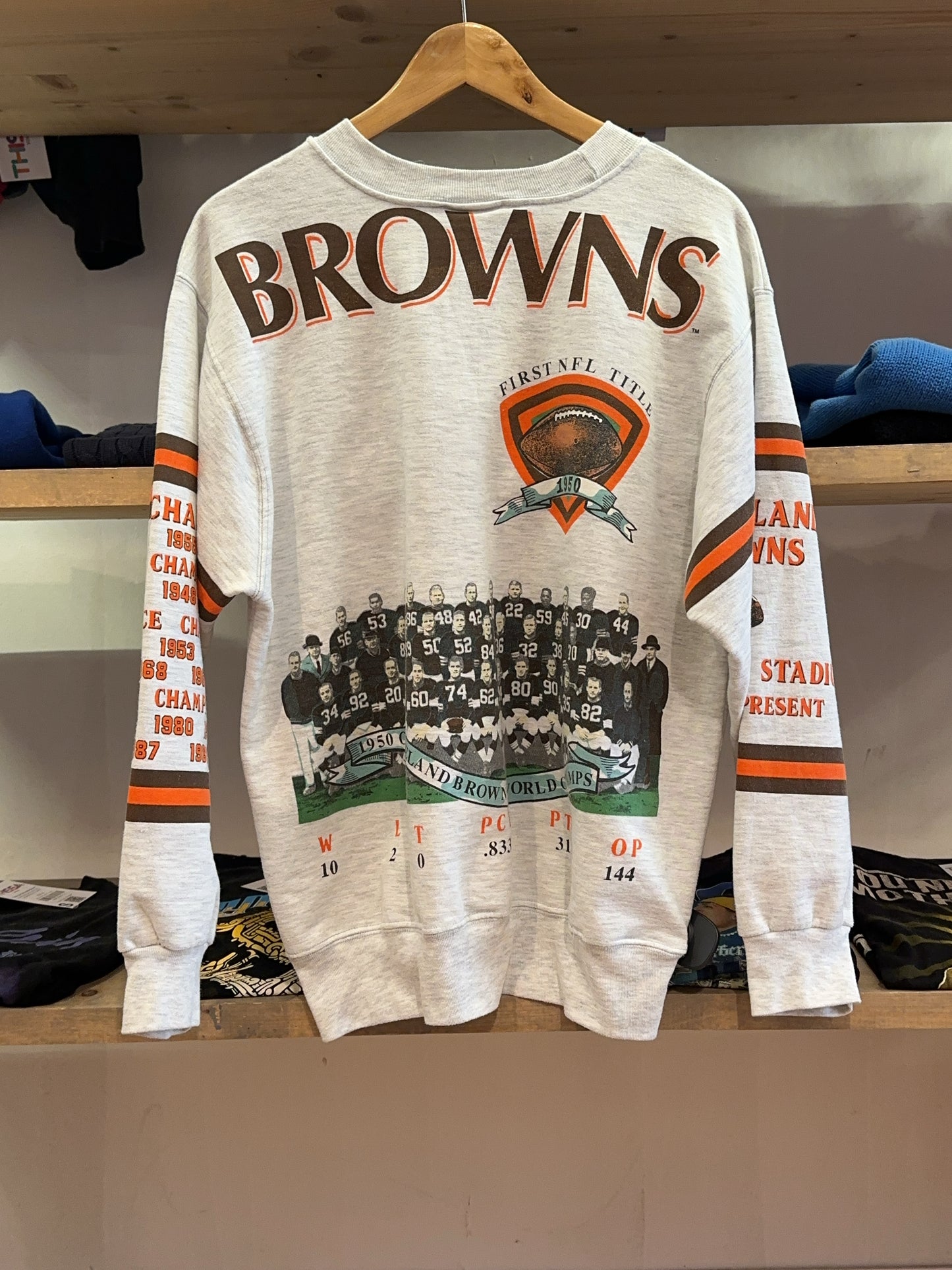 S - 1990s Cleveland Browns NFL NFL Sweatshirt