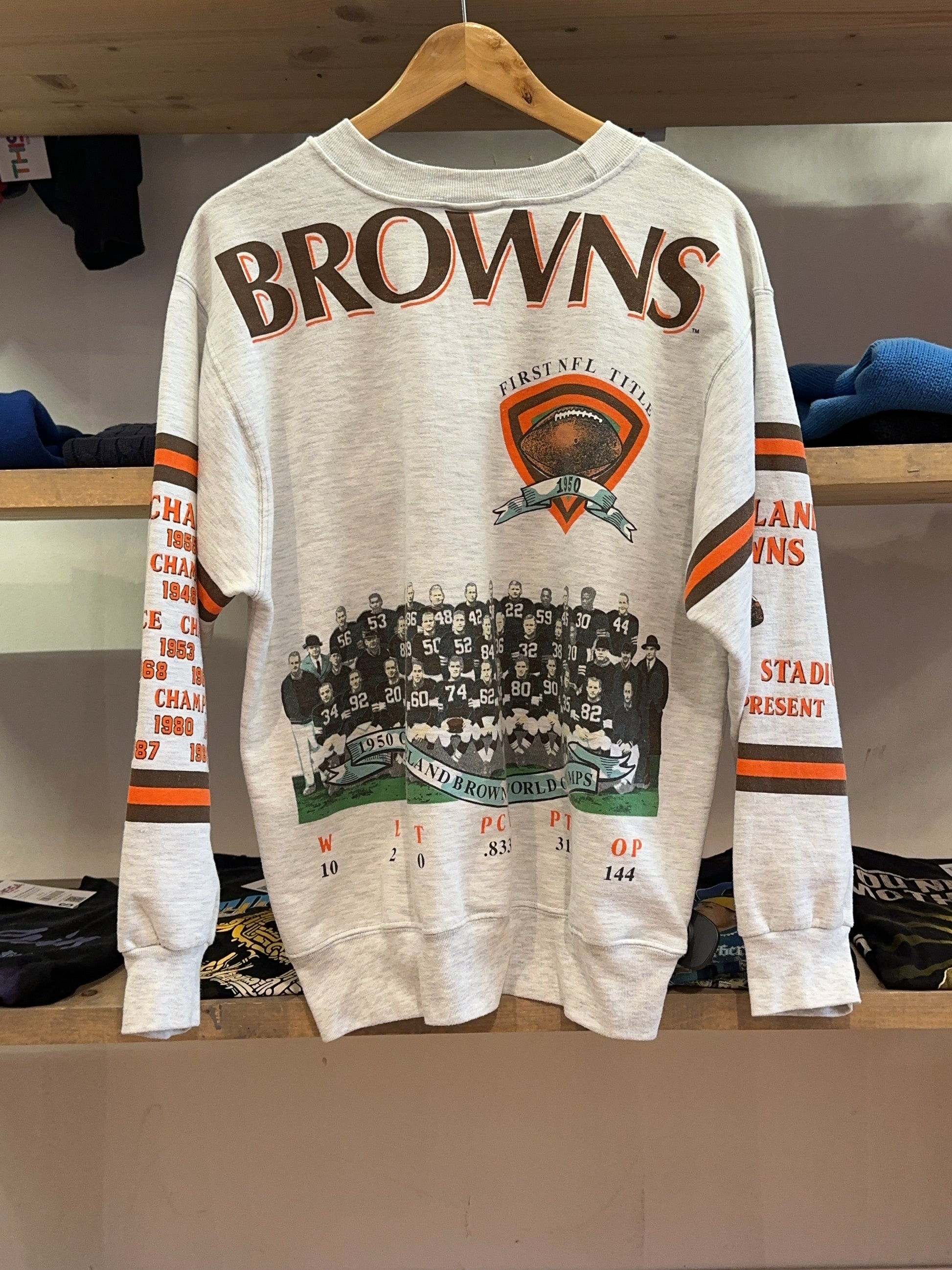 S - 1990s Cleveland Browns NFL NFL Sweatshirt